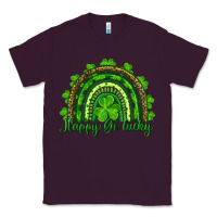 Plum st. patrick's day happy go lucky Classic Tee - RanaPortraitStore