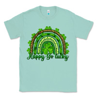 Seafoam st. patrick's day happy go lucky Classic Tee - RanaPortraitStore
