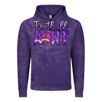 Cloud Purple football aunt Vintage Hoodie - CowhideDigitalArt