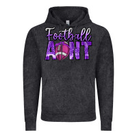 Vintage Black football aunt Vintage Hoodie - CowhideDigitalArt