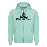 Seafoam desantis world anti woke corporation political t shirt Zipper Hoodie - baoMotion