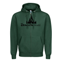 Sports Green desantis world anti woke corporation political t shirt Zipper Hoodie - baoMotion