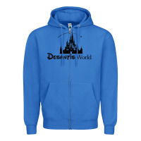 True Royal desantis world anti woke corporation political t shirt Zipper Hoodie - baoMotion