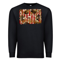 Black america, cowhide, leopard backgraund Premium Sweatshirt - JahusDesignShop