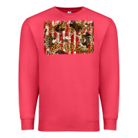 Cardinal america, cowhide, leopard backgraund Premium Sweatshirt - JahusDesignShop