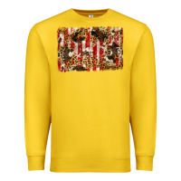 Lemon america, cowhide, leopard backgraund Premium Sweatshirt - JahusDesignShop