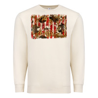 Sandshell america, cowhide, leopard backgraund Premium Sweatshirt - JahusDesignShop