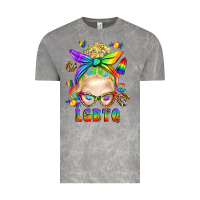 Cloud Rock LGBTQ+ Messy Bun With Snacks Vintage Tee - BundleAndBundleShop