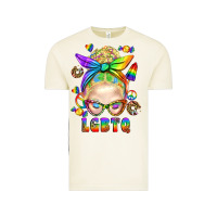 Vintage Arctic LGBTQ+ Messy Bun With Snacks Vintage Tee - BundleAndBundleShop