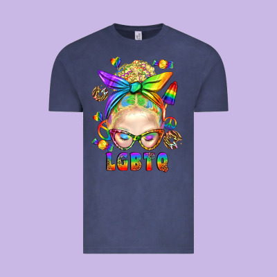 Lgbtq+ Messy Bun With Snacks Vintage Tee Designed By Bundleandbundleshop