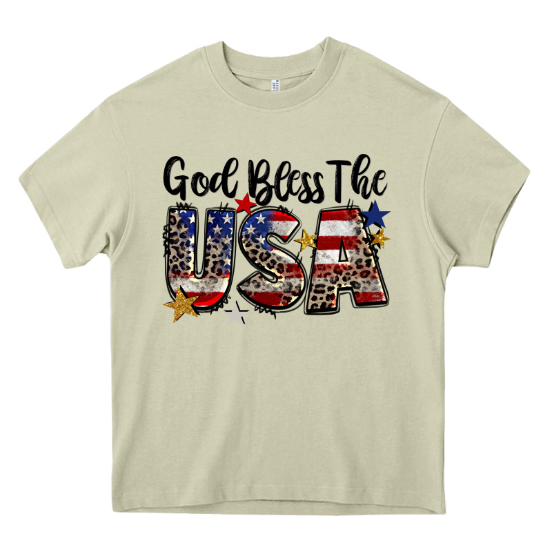 God Bless The Usa Heavy Core Tee by CowGirlArtShop | Teevron