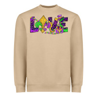 Mushroom mardi gras love Heavyweight Sweatshirt - JahusDesignShop