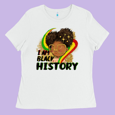 I Am Black History Ladies Tee Designed By Fadigitalartstudio
