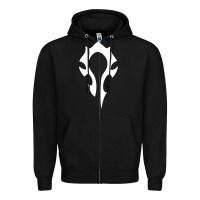 Black world of warcraft movie Zipper Hoodie - baoMotion