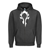 Charcoal Heather world of warcraft movie Zipper Hoodie - baoMotion