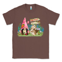 Chestnut Easter gnome and rabbit egg hunt  Easter Day Classic Tee - CowGirlArtShop