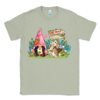 Matcha Easter gnome and rabbit egg hunt  Easter Day Classic Tee - CowGirlArtShop