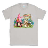Moon Dust Easter gnome and rabbit egg hunt  Easter Day Classic Tee - CowGirlArtShop