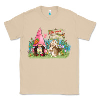 Mushroom Easter gnome and rabbit egg hunt  Easter Day Classic Tee - CowGirlArtShop