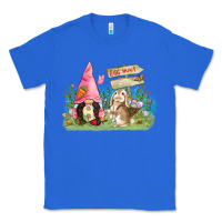 True Royal Easter gnome and rabbit egg hunt  Easter Day Classic Tee - CowGirlArtShop
