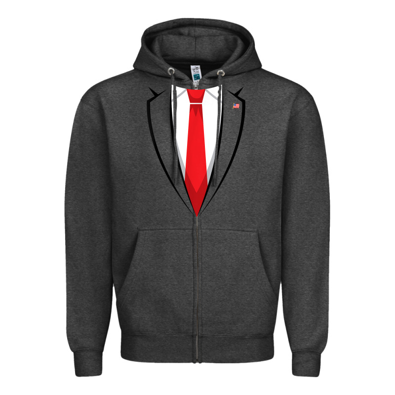 Halloween Trump Suit Shirt Us President Easy Costume T Shirt Zipper Hoodie by baoMotion | Teevron