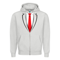 Dove Grey halloween trump suit shirt us president easy costume t shirt Zipper Hoodie - baoMotion