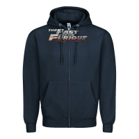 Navy fast & furious tokyo drift kanji movie poster t shirt Zipper Hoodie - baoMotion