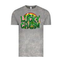 Cloud Rock St Patricks Lucky Charm Vintage Tee - FaDigitalArtStudio