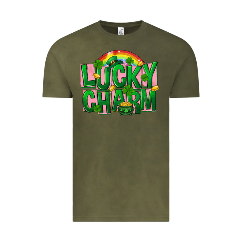 St Patricks Lucky Charm Vintage Tee by FaDigitalArtStudio | Teevron