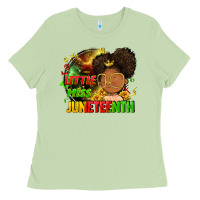 Matcha Little miss Juneteenth Ladies Tee - FaDigitalArtStudio