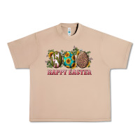 Burro Happy Easter With Western Eggs And Sunflowers Urban Heavy Tee - RanaPortraitStore