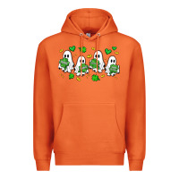 Carrot clover ghostie st.patrick's day Premium Hoodie - Artiststas