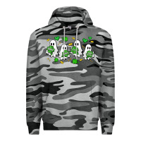 Slate Camo clover ghostie st.patrick's day Premium Hoodie - Artiststas