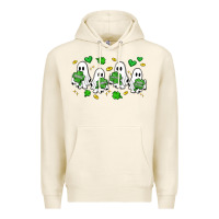 Tofu clover ghostie st.patrick's day Premium Hoodie - Artiststas
