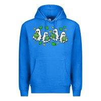 True Royal clover ghostie st.patrick's day Premium Hoodie - Artiststas