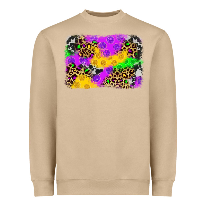 Mardi Gras Background Heavyweight Sweatshirt by JahusDesignShop | Teevron