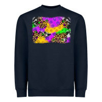 Navy mardi gras background Heavyweight Sweatshirt - JahusDesignShop