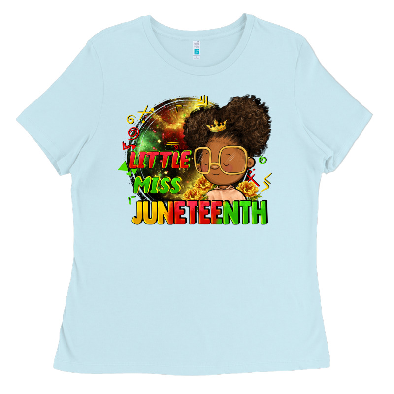 Little Miss Juneteenth Ladies Tee by FaDigitalArtStudio | Teevron