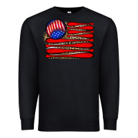 Black leopard baseball flag5 Premium Sweatshirt - JahusDesignShop