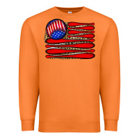 Carrot leopard baseball flag5 Premium Sweatshirt - JahusDesignShop