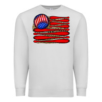 Dove Grey leopard baseball flag5 Premium Sweatshirt - JahusDesignShop