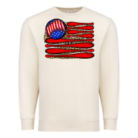 Sandshell leopard baseball flag5 Premium Sweatshirt - JahusDesignShop
