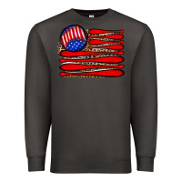 Smoke leopard baseball flag5 Premium Sweatshirt - JahusDesignShop
