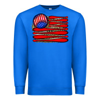 True Royal leopard baseball flag5 Premium Sweatshirt - JahusDesignShop