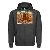 Charcoal Heather football hereford sunflower tumbler Zipper Hoodie - JahusDesignShop
