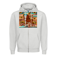 Dove Grey football hereford sunflower tumbler Zipper Hoodie - JahusDesignShop