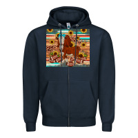 Navy football hereford sunflower tumbler Zipper Hoodie - JahusDesignShop