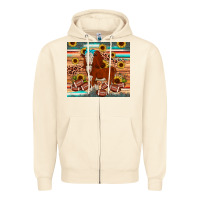 Sandshell football hereford sunflower tumbler Zipper Hoodie - JahusDesignShop