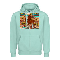 Seafoam football hereford sunflower tumbler Zipper Hoodie - JahusDesignShop