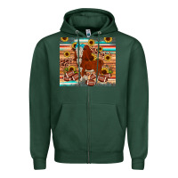 Sports Green football hereford sunflower tumbler Zipper Hoodie - JahusDesignShop